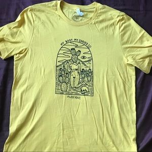 Mermaid Hex yellow tee